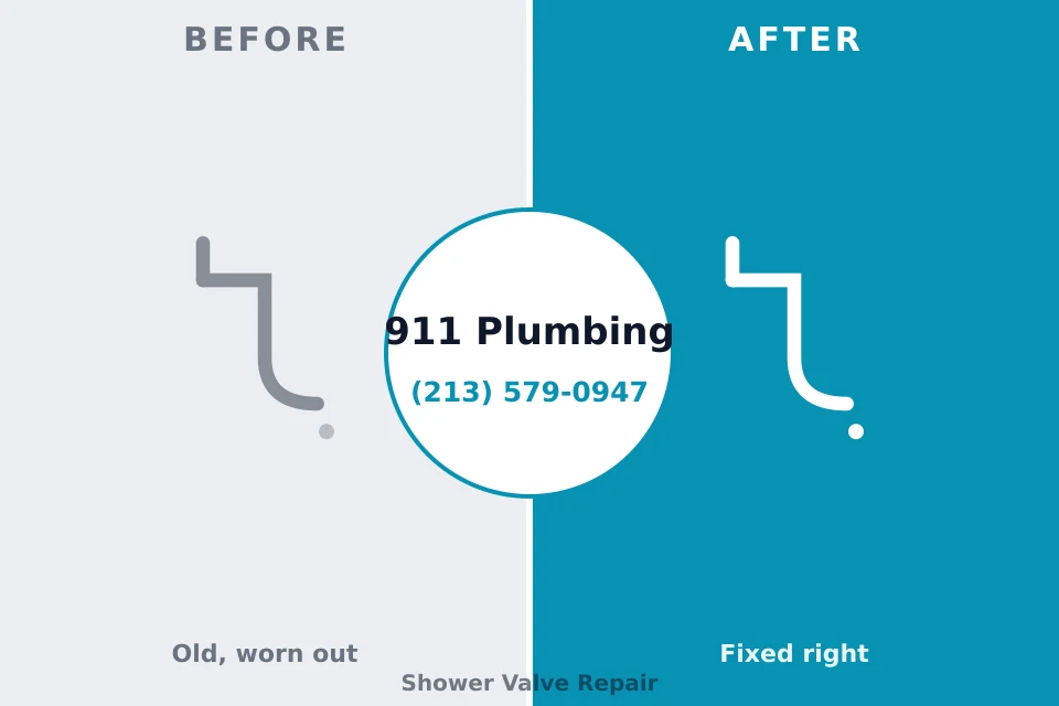 Before and after: plumbing repair Angel Fire, NM